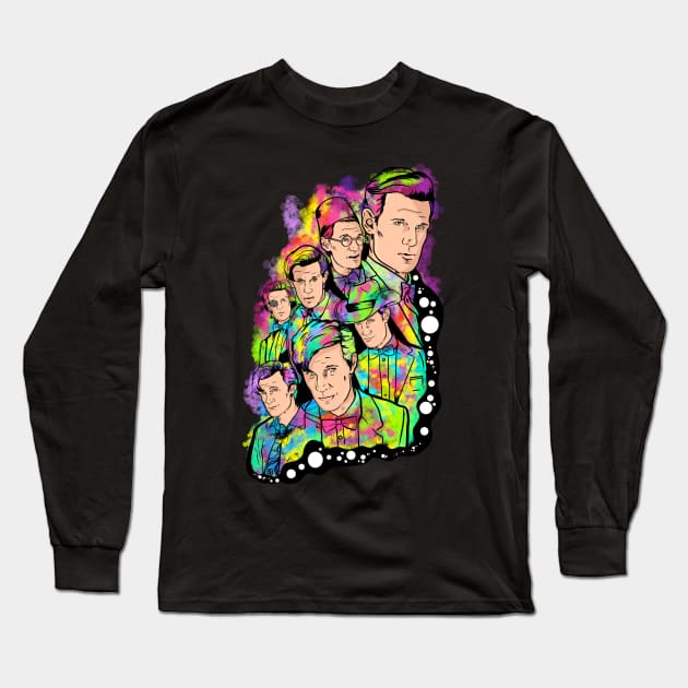 Get The Look: Eleventh Doctor Long Sleeve T-Shirt by MonicaLaraArt